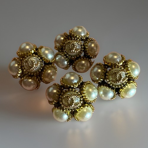 Vintage chanel pearl buttons - vintage,