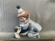 Lladro Clown Leaning on Ball