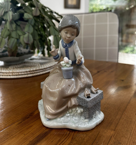 Vintage nao lladró girl - nao,