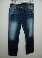 Vintage Diesel Waykee jeans size 31 x 32 Distressed Summer Ink wash .(T091)