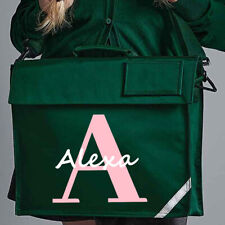 Personalised Back To School Kids Book Bag Custom Name Text Boys & Girls #BTC1