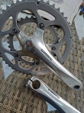 SHIMANO SG-X COMPACT 2 RING CRANKSET 34-50 BIKE CYCLE CHAINRING LITTLE USED