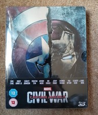 Captain America: Civil War Limited Edition 3D & Blu-ray Steelbook 