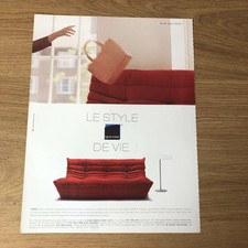FASH02 MAGAZINE ADVERT 12X9 LIGNE ROSET: TOGO SOFA BY MICHEL DUCAROY