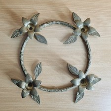 Vintage Brass Advent Holly