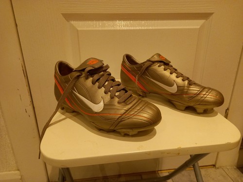 Nike mercurial gold and - and, orange