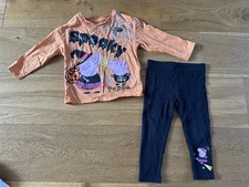 Girls Halloween Outfit Size 12-18 Months Peppa Pig Top Leggings Costume
