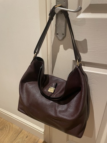 Mulberry tessie hobo - tessie, oxblood