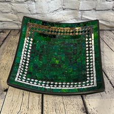 30cm Green Square Mosaic