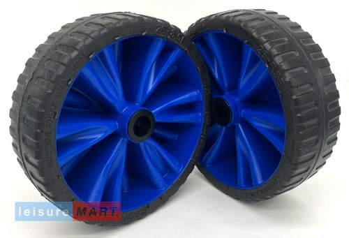 Blue dinghy launch trolley - dinghy,