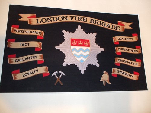 The london fire brigade 5x7 - london,