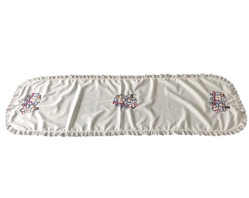 Vtg hand stitched table - ,