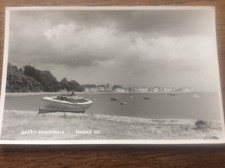 Vintage Welsh RPPC Beaumaris Isle of Anglesey North Wales 1962 Judges Boats Sea 