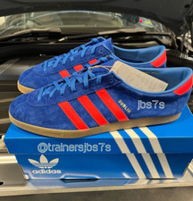 ADIDAS DUBLIN UK11 BNIBWT GY7384  CITY SERIES SPEZIAL  ROYAL BLUE & RED SPZL C/W