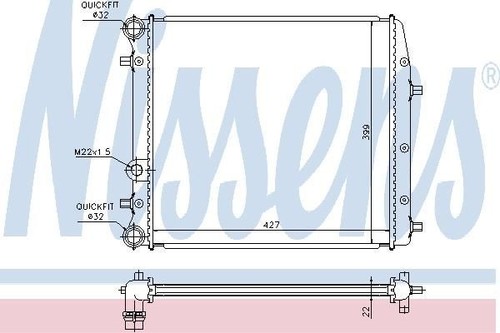 Nissens radiator for - nissens,