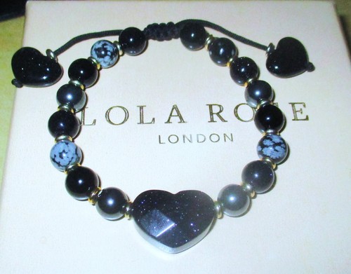 Lola rose heart charm - rose,