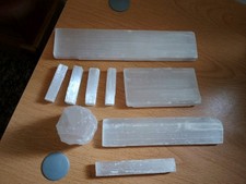 Pre-owned Rough Selenite Crystal Bundle Job Lot