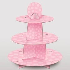 Pink cupcake stand - pink,