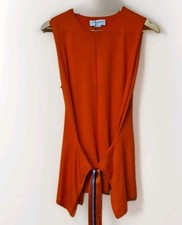 Amanda Wakeley Top Orange Wrap