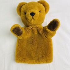 Vintage Sooty Bear By Merrythought Soft Toy Hand Puppet Plush Made In England