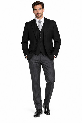Black masonic piece suit - piece,