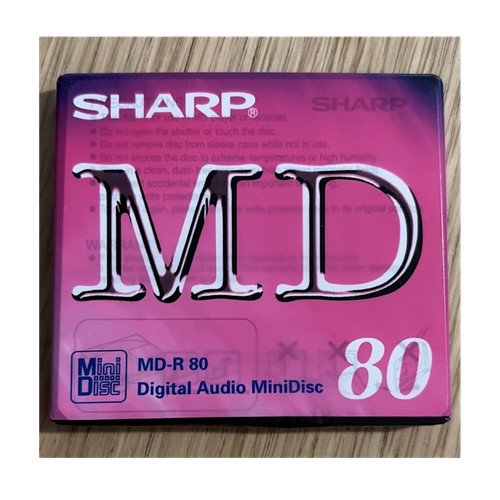 Sharp minidisc 80 min - sharp, md-r