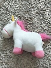 Despicable Me Agnes Plush 9" White Pink Unicorn Stuffed Doll Minions So Fluffy