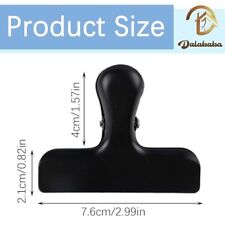 10 Pack Bulldog Clips 3 Inch