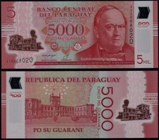 Paraguay 5000 guaranies - 5000, (p234)