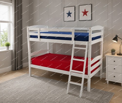 White bunk bed can split - white,
