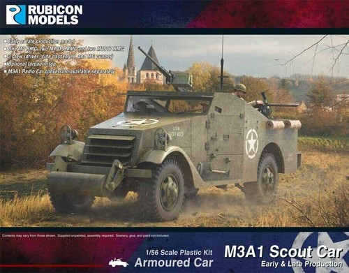 M3a1 scout car early late - car,