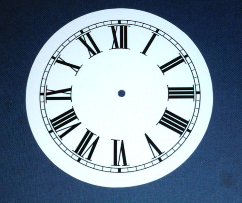 Clock dial face paper - dial, card