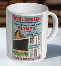 Olympic White Star Line 1931 Ceramic Coffee Mug - Cup