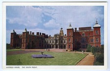 1950's Hertfordshire Postcard The South Front Hatfield House Unposted