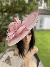 SNOXELL & GWYTHER DUSKY PINK WEDDING HATINATOR HAT MOTHER OF THE BRIDE OCCASION