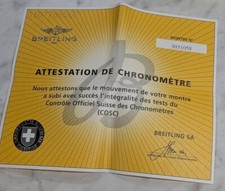 Breitling attestation - breitling,