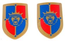 2 X Lion Knights Arms Shield