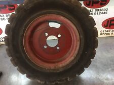 Watts 4 stud wheel 4.00-8 solid tyre X Tug / cart / forklift, etc £40+VAT