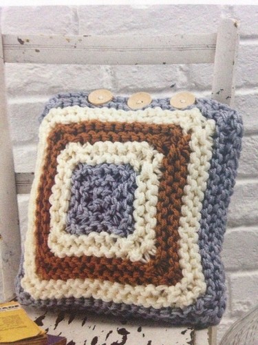 Garter stitch square patterned - garter,