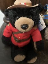 Royal Canadian Mounted Police Teddy Blackbear With Tag . Official