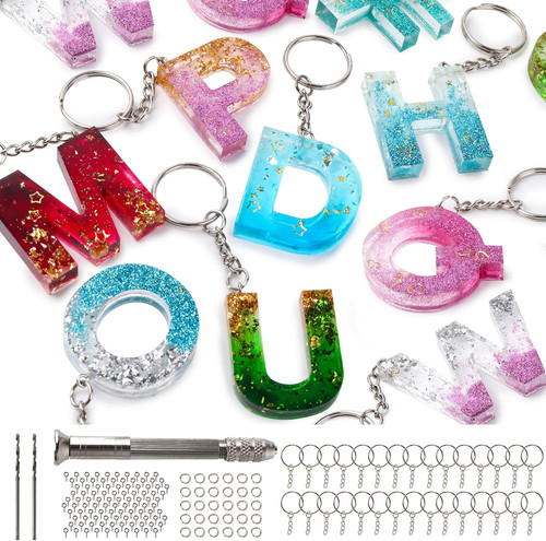 134pcs silicone alphabet - silicone, resin