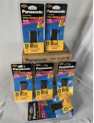 Panasonic cgr d120 battery - 6x, cgr-d120