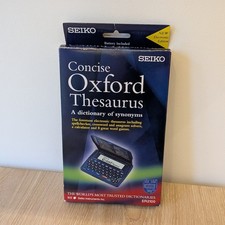 Seiko ER2100 Concise Oxford Electronic Thesaurus Crossword Spellchecker See Pics
