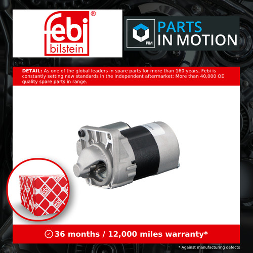 Starter motor fits abarth - fits,