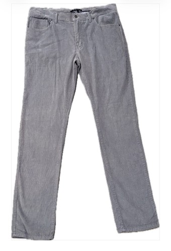 Mens grey corduroy smart - mens,