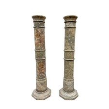 Antique Pair of Marble Column