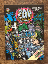 ZAP COMIX #5 Apex Novelties 1969/Later Dutch print/Crumb/Moscoso/Shelton/VFN 8.0