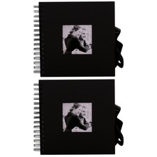  2 Pieces Black Scrap Book