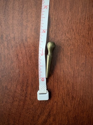 Vintage solid brass cribbage - solid,