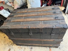 Antique Steamer Trunk Chest